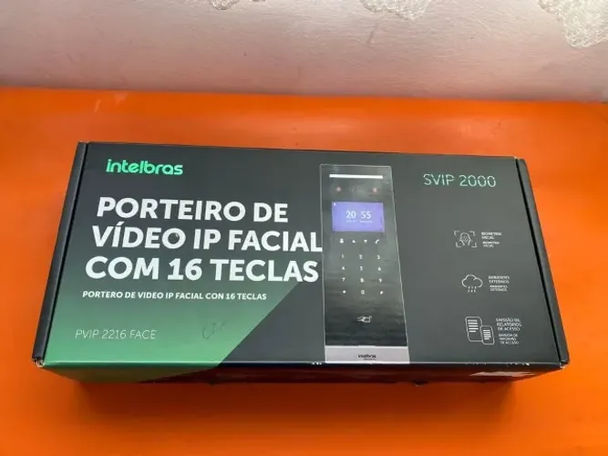 Videoporteiro Ip Reconhecimento Facial Pvip 2200 Intelbras