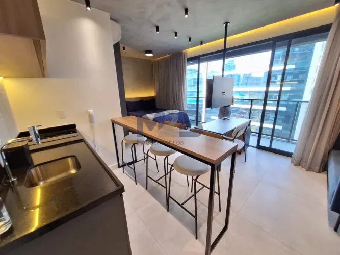 Apartamento, 1 dormitório, sem vaga de garagem, com 37 m², para Locação - Vila Olímpia