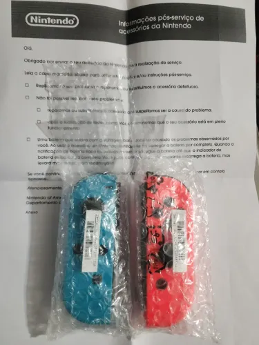 Leia o anúncio por gentileza Joy con Nintendo Switch Novo Somente Joy con