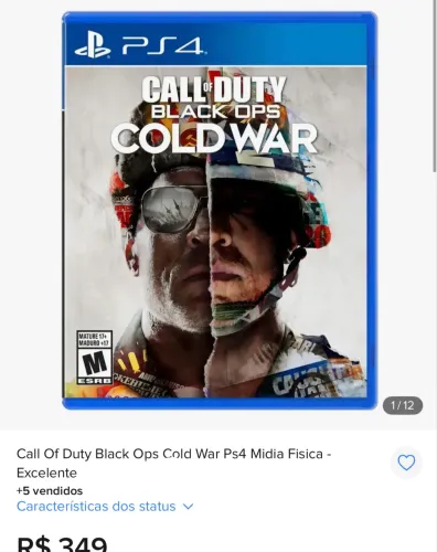 Call Of Duty Black Ops Cold War ps4