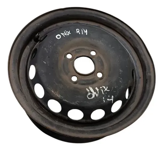 Roda Ferro Aro 14 Chevrolet Onix Prisma Celta Preto Preto