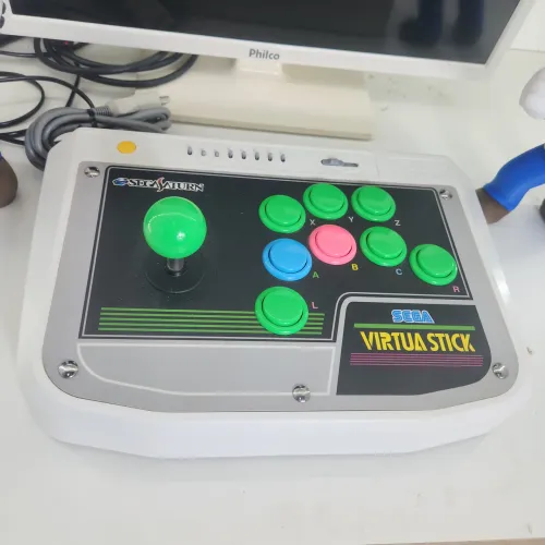 Controle arcade original Sega saturno 