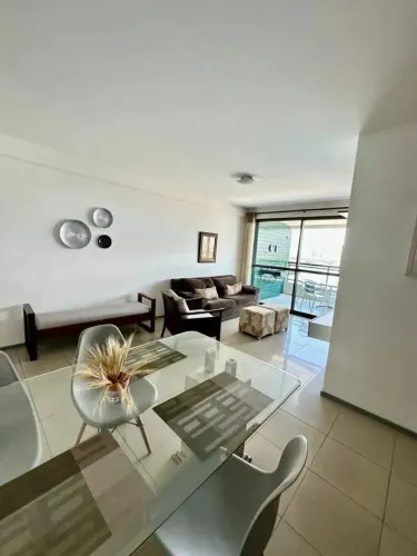 Apartamento 02 Quartos Mobiliado Vista Mar Ponta D'Áreia