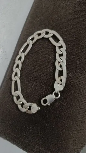 Pulseira Grossa de prata
