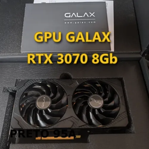 GPU PLACA DE VÍDEO GALAX RTX 3070 8GB EXCELENTE ESTADO