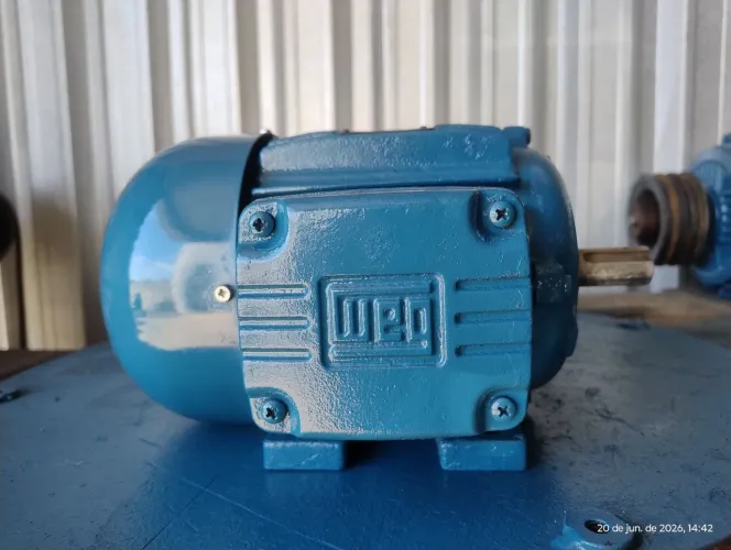 Motor elétrico Weg 2cv trifásico baixa rotação 220v