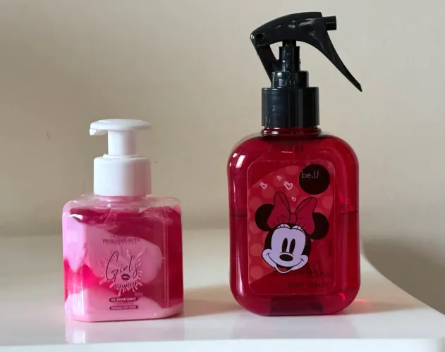 Gel Hot Girls Aromatizante para Virilha + Body Splash Minnie be.U 250ml 