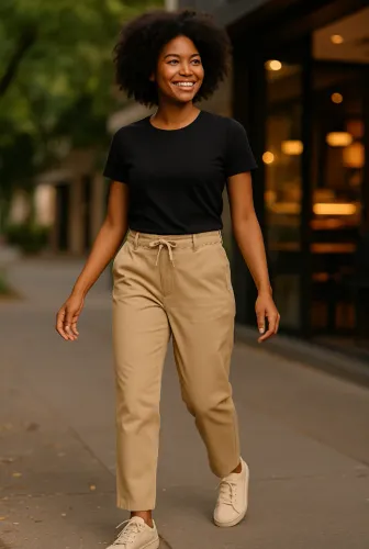 Calça Feminina Mormaii Bege Tam 48 Confortável