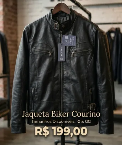Jaqueta Masculina Courino