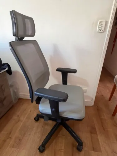 Cadeira Ergométrica Escritório Gamer Confortável Rodinhas Reclinável Encosto