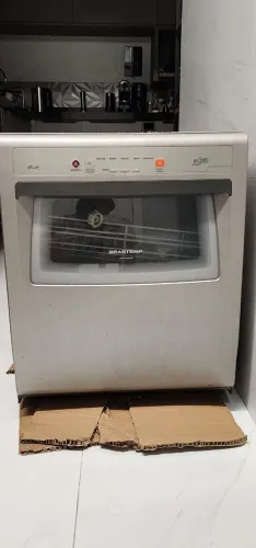 Lava louça Brastemp 8 serviços cinza perfeito funcionamento somente venda