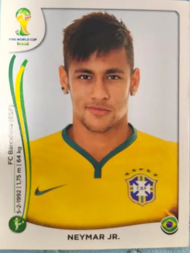 Figurinha Neymar Copa do mundo 2014 - Original Panini