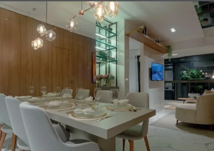 Suíte - Sala - 30,80 m² - Varanda - Vaga de Garagem - Vagas para Veículos Eletricos
