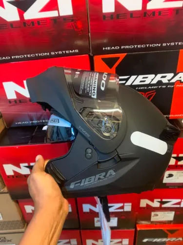 CAPACETE ROBOCOP COM ÓCULOS PRETO FOSCO $ 499