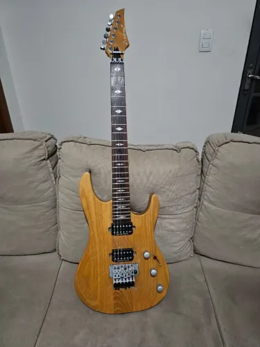 Guitarra Benson bem conservada, captadores Seymour Ducan, com alavanca e bag
