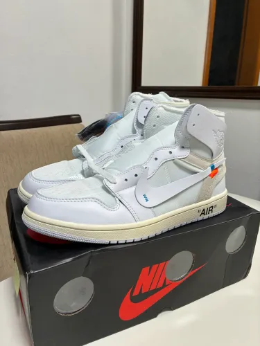 Nike Air Jordan 1 High x off-white alaska tamanho 45