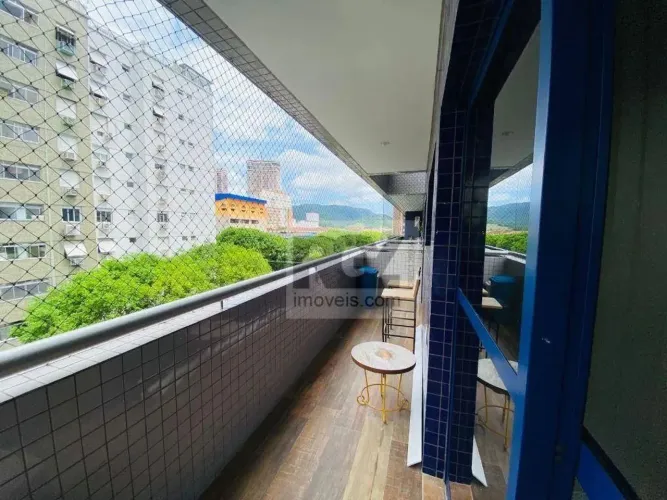 Apartamento com 3 dormitórios à venda, 132 m² por R$ 1.400.000,00 - Ponta da Praia - Santo