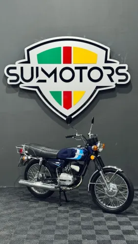 YAMAHA RX-125 PLACA PRETA MOTO PARA COLEÇÃO RARÍSSIMO ESTADO DE CONSERVAÇÃO SUL MOTORS 