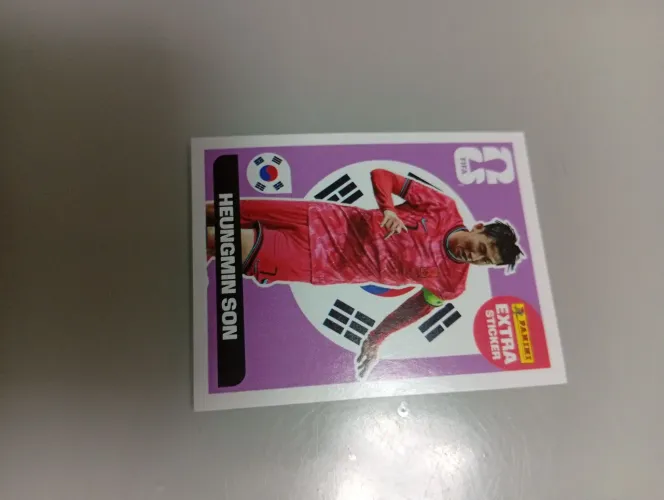 Figurinha Extra Legend Copa 2026 (ROXA)- Heungmin Son