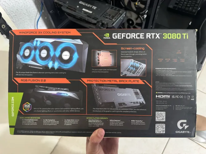 PLACA DE VIDEO RTX 3080TI 12GB GIGABYTE