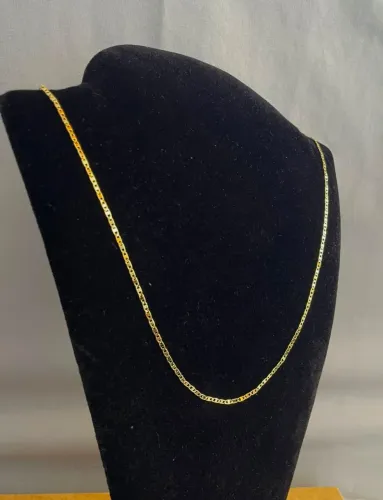 Corrente Piastrine Banhada a ouro 18k