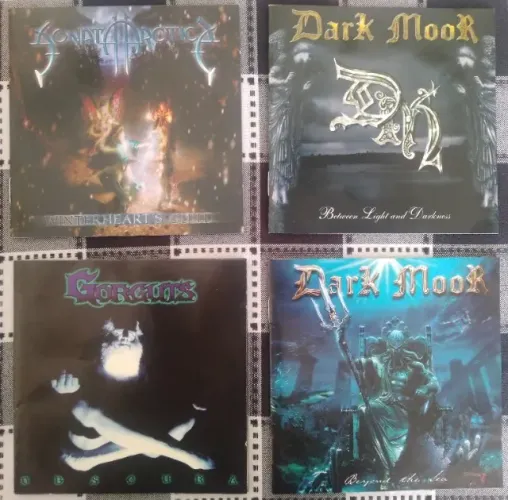 CDs de bandas (Sonata Arctica, Dark Moor, Gorguts), tudo ou separado! Leia o anúncio