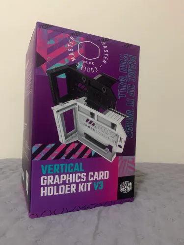 Kit Suporte Placa Vídeo Vertical Pcie 4.0 Cooler Master V3 Cor Preto