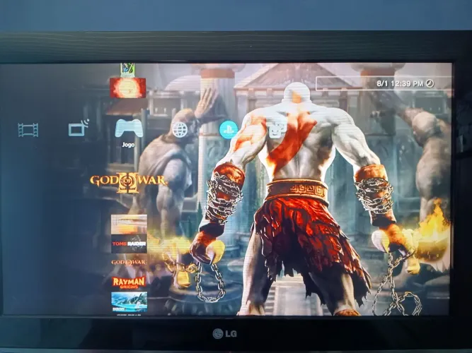 ps3 slim completo desbloq. na caixa