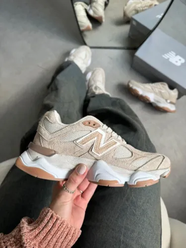 Tênis Feminino Couro New Balance 9060 Bege Disponível 34 AO 39 A Pronta Entrega