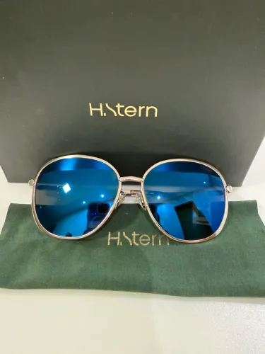 Óculos de Sol H.Stern Original HS 203.910 Espelhado Azul Completo