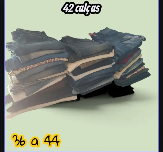 Calças usadas