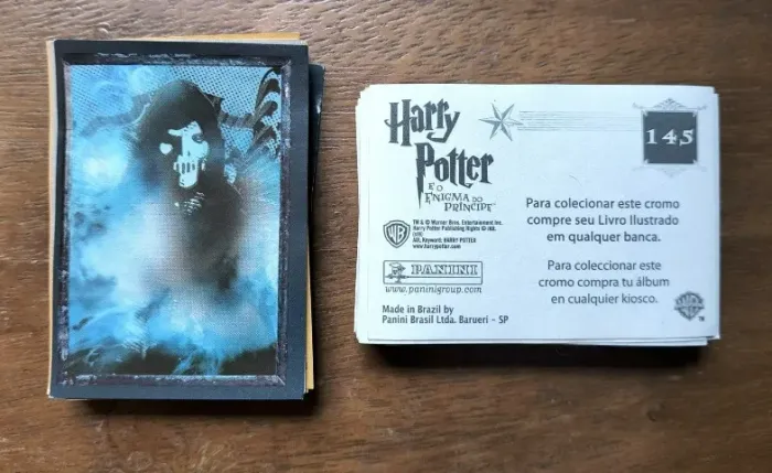 Figurinhas do Álbum Harry Potter e o Enigma do Príncipe