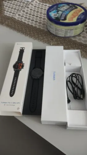 Smartwatch TicWatch Pro 3 Ultra GPS Wear OS Google - caixa e acessórios