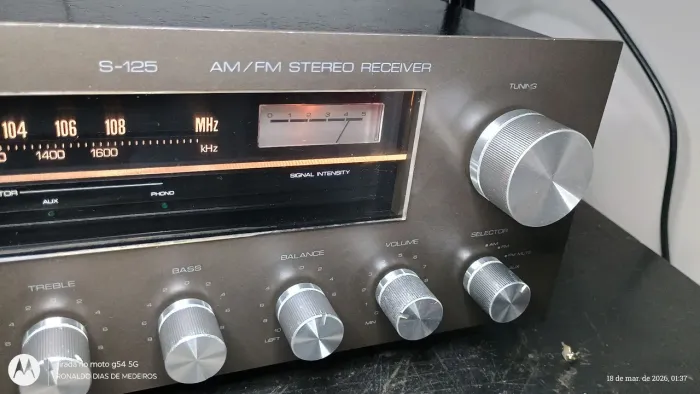 Receiver s125 gradiente n°7 ( bornes novos)