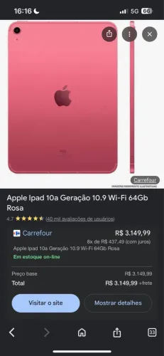 IPAD10 ROSA 
