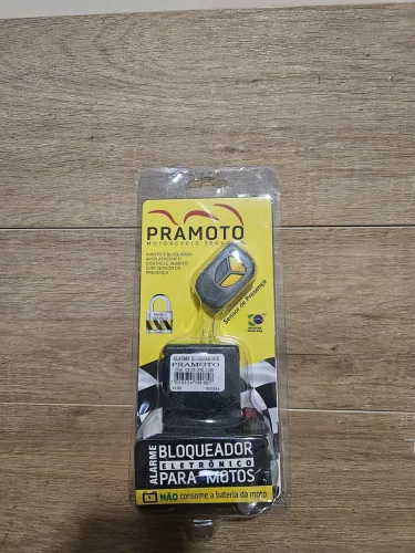 Alarme bloqueador para moto com sensor de presença