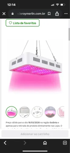 ? Painel LED para Plantas 750W Full Spectrum Bivolt