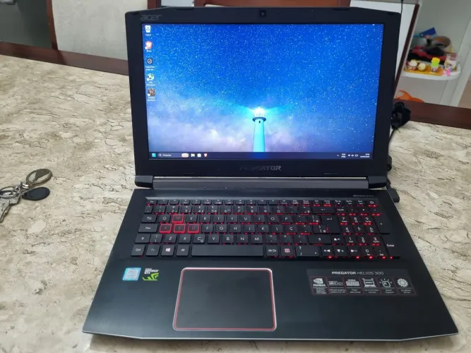 Notebook gamer Acer Helios 300 Gtx 1060