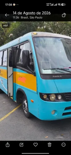 Micro ônibus, linha escolar. transporte escolar completo
