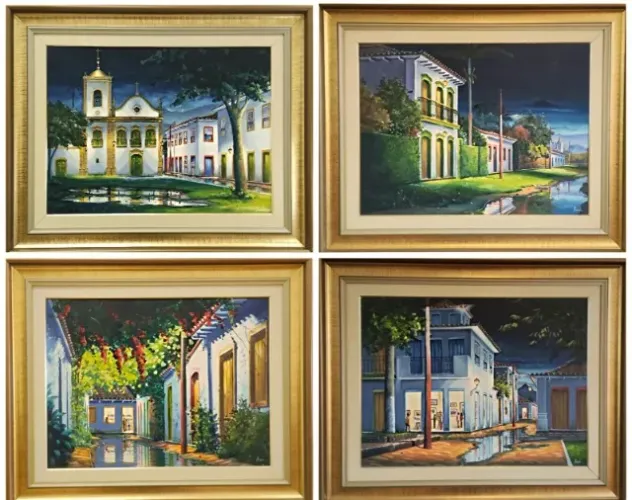 Quadros do artista Anael Salvador Medindo: 61x46 cm (10 x R$69,00)