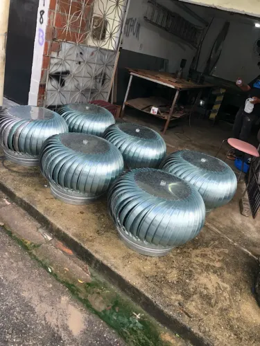 Captadores de ar e exaustores eólico