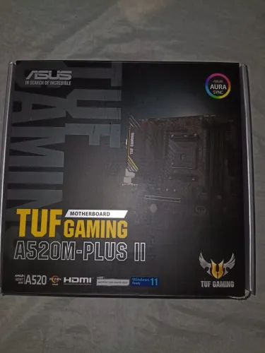ASUS TUF Gaming A520M-PLUS II - Nova!