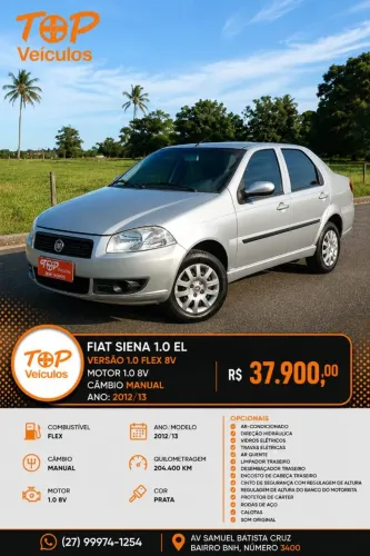 Fiat Siena EL 1.0 MPI Fire Flex 8V 4P 2013