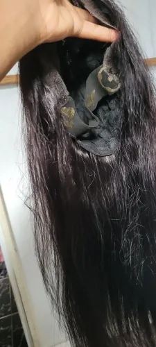 Peruca parecido com cabelo humano repartição livre
