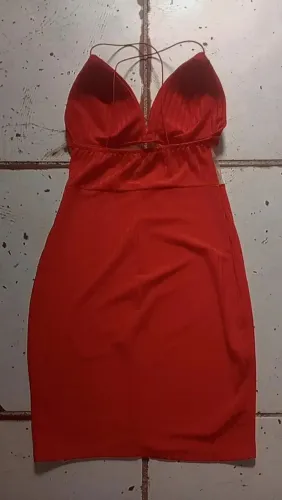 Vestido vermelho feminino 