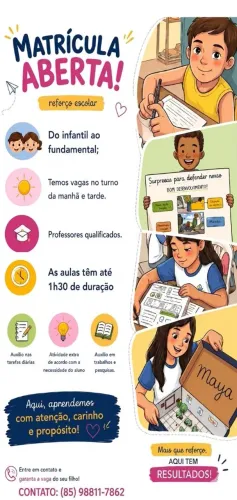 Reforço escolar no Conjunto Ceará 