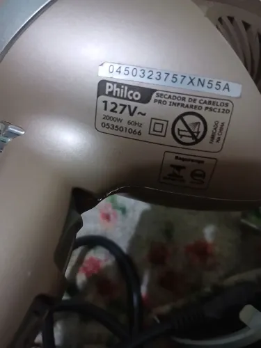 Secador Philco original C/ defeito