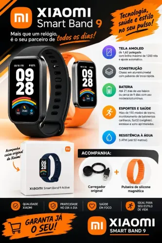 relógio smartwatch xiaomi band 9