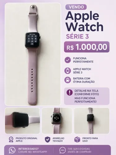 Apple Watch série três 