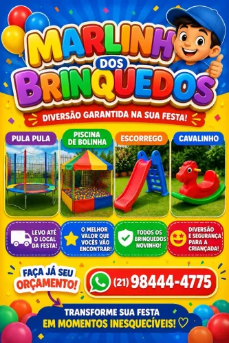 Aluguel de brinquedos 
